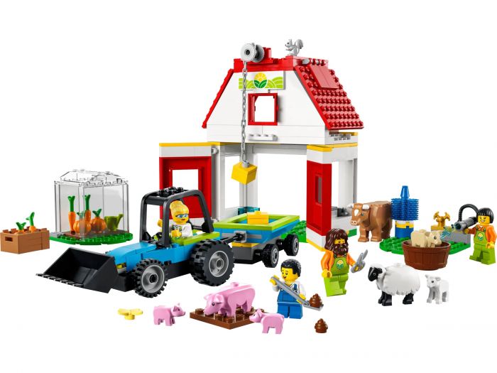 Конструктор LEGO City Farm Тварини на фермі та у хліві