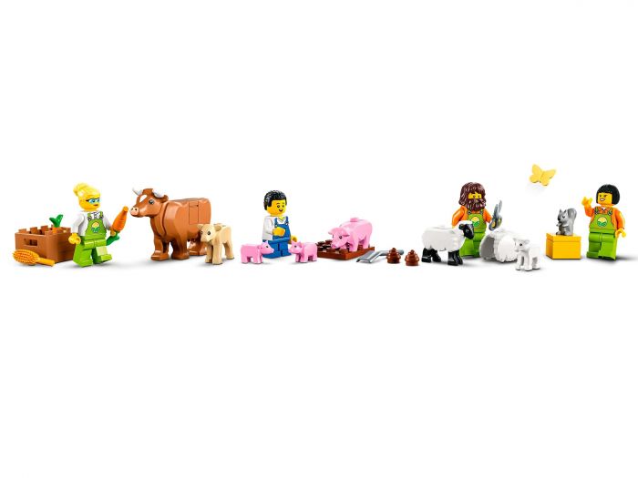 Конструктор LEGO City Farm Тварини на фермі та у хліві