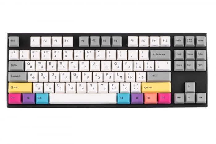 Клавіатура Varmilo VEA87 CMYK Cherry Mx Brown Multicolor