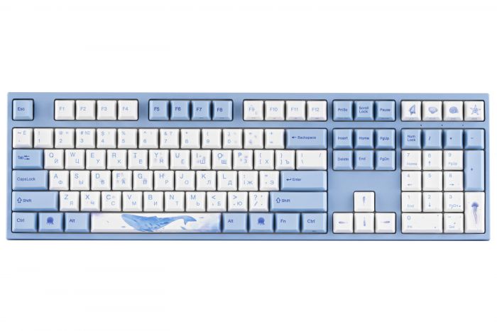 Клавіатура Varmilo VEA108 Sea Melody Cherry Mx Blue Multicolor