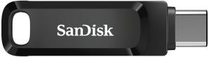 Накопичувач SanDisk  128GB USB 3.1 Type-A + Type-C Ultra Dual Drive Go Чорний