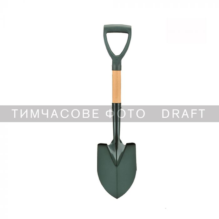 Лопата штикова 2E Digger 2, дерев’яний держак, 1.5 мм, 67 см, 0.67кг