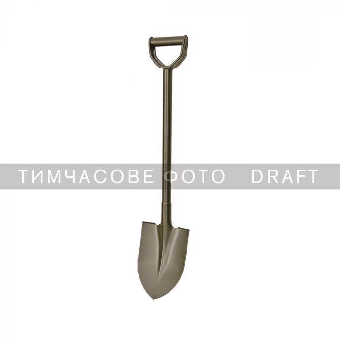 Лопата штикова 2E Bushcraft, сталевий держак, 1.5 мм, 78 см, 0.93кг