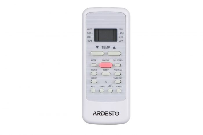 Кондиціонер Ardesto ACM-24ERP-R32-WI-FI-AG-S, 70 м2, ERP інвертор, A++/A+, до -20°С, Wi-Fi, R32