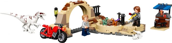 Конструктор LEGO Jurassic World Атроцираптор: погоня на мотоциклі