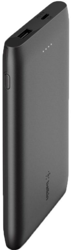 Універсальна літієва батарея Power Bank Belkin 10000mAh, 18W, USB-A, USB-C Black