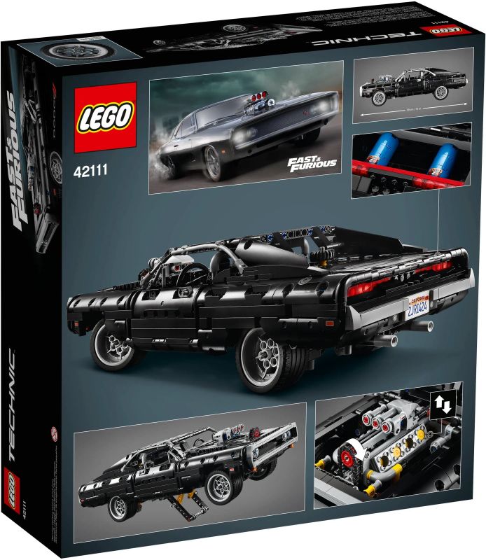 Конструктор LEGO Technic Dodge Charger Домініка Торетто