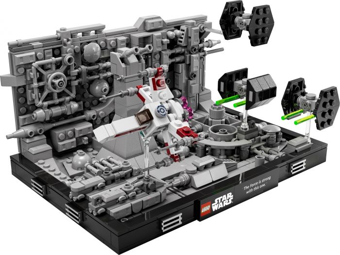 Конструктор LEGO Star Wars Діорама «Політ над Зіркою Смерті»
