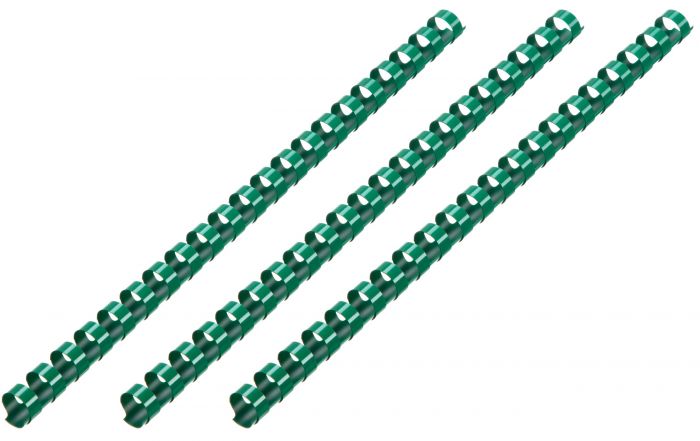 Пластикові пружини для біндера 2E, 14мм, зелені, 100шт