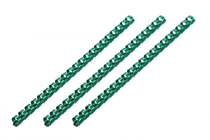 Пластикові пружини для біндера 2E, 16мм, зелені, 100шт