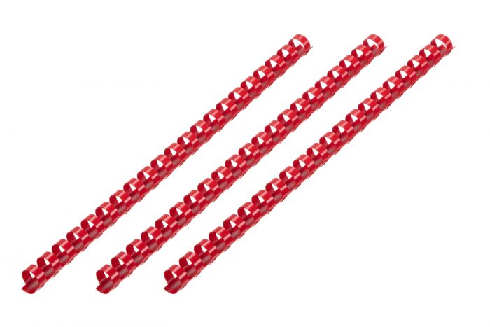 Пластикові пружини для біндера 2E, 16мм, червоні, 100шт