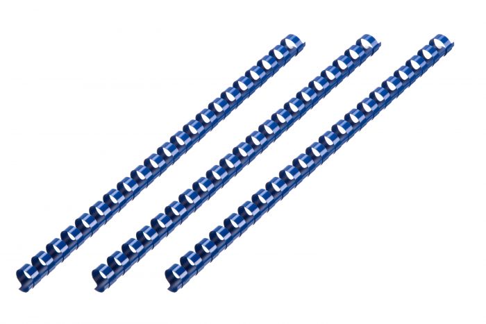 Пластикові пружини для біндера 2E, 16мм, сині, 100шт