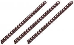 Пластикові пружини для біндера 2E, 19мм, шоколад, 100шт