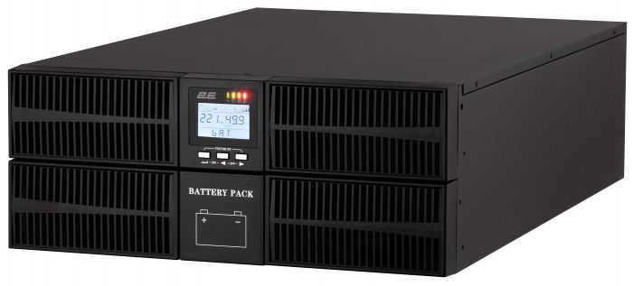 Джерело безперебійного живлення 2E SD6000RT, 6kVA/6kW, RT4U, LCD, USB, Terminal in&out