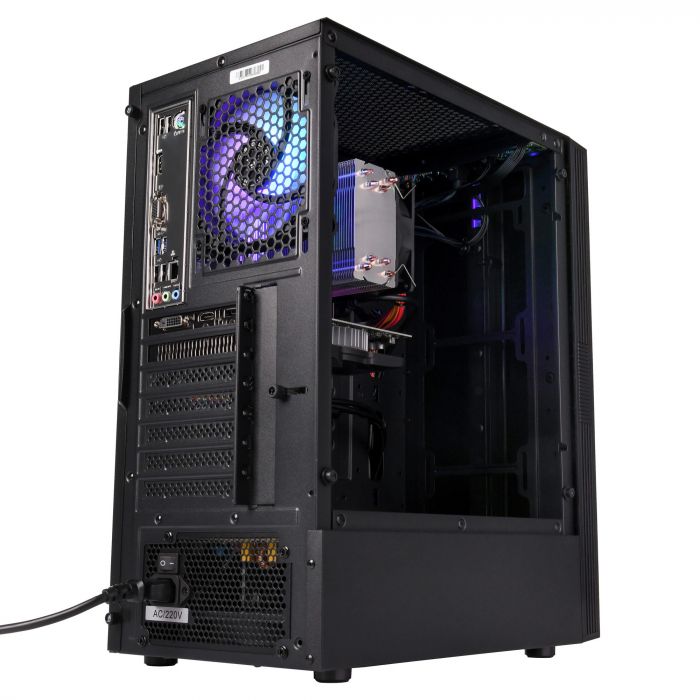 Комп’ютер персональний 2E Complex Gaming Intel i5-12400F/H610/16/256F+1000/RX560-4/Win11H/2E-G2107-500/500W