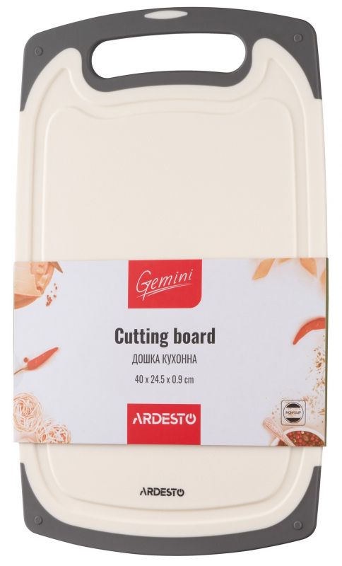 Дошка кухонна Ardesto Gemini, 40*24,5*0,9 см, пластик