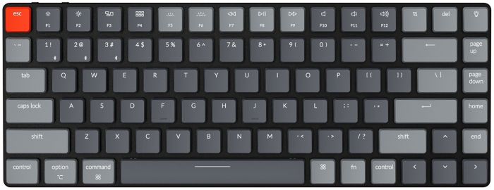 Клавіатура Keychron K3 84 Key Gateron Red RGB WL UA Black