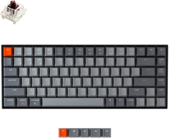 Клавіатура Keychron K2 84 Key Gateron G PRO Brown WL UA Retro