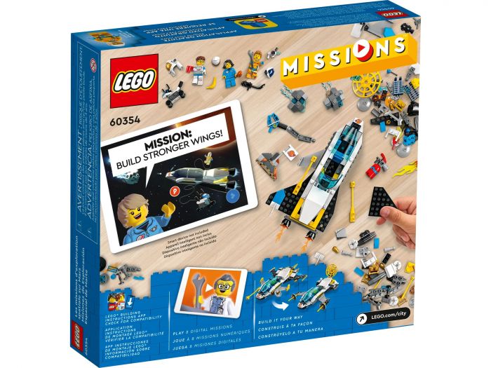 Конструктор LEGO City Missions Місії дослідження Марсу на космічному кораблі