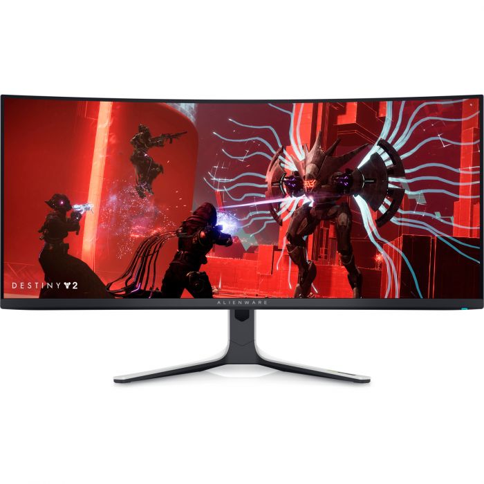 Монітор LCD 34" DELL AW3423DW 2xHDMI, DP, USB3.2, Audio, QD-OLED, 3440x1440, 21:9, 175Hz, 0.1ms, 149%sRGB, Delta E<2, CURVED, Adaptive-Sync, G-SYNC, HAS