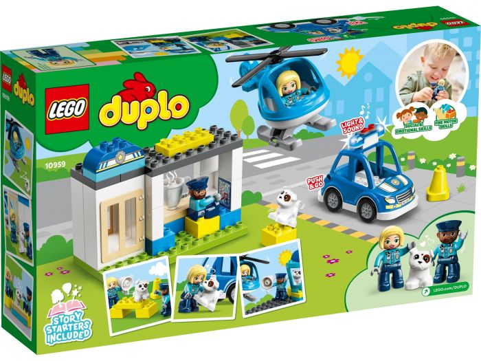 Конструктор LEGO DUPLO Town Поліцейська дільниця та гелікоптер