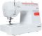Швейна машинка MINERVA NEXT 532A, електромех., 32 швейних операцій, петля автомат, 85Вт, білій+червоний
