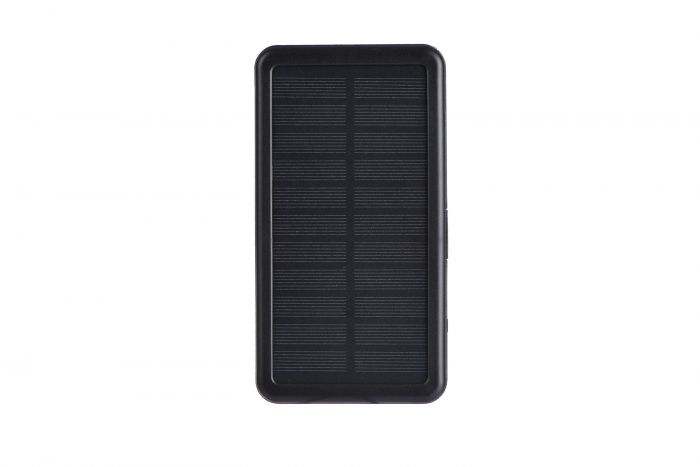 Акумулятор портативний літій-іонний Power Bank 2E Solar 20000мА·год, вбудований LED-ліхтар, чорний