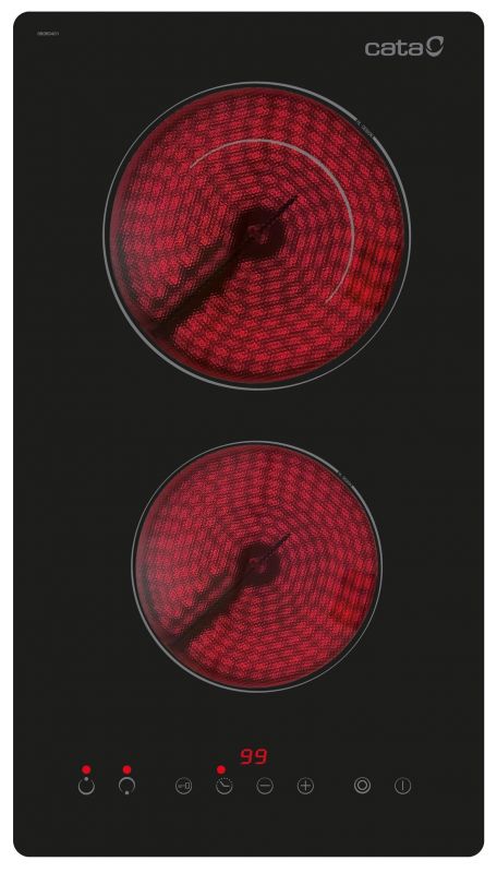 Варильна поверхня Cata електрична склокерамічна, 30см, TD 3002 BK, чорний