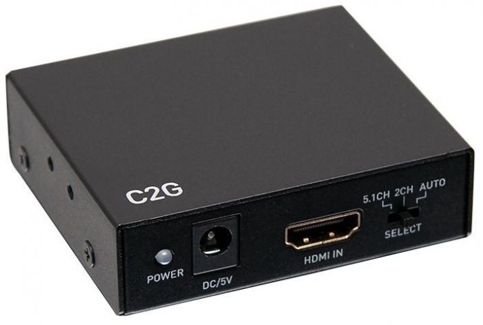 Диембеддер C2G HDMI audio на toslink, mini jack