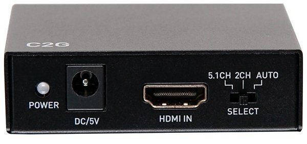 Диембеддер C2G HDMI audio на toslink, mini jack