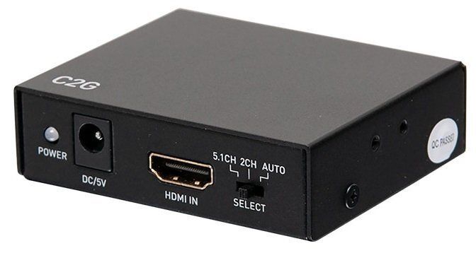 Диембеддер C2G HDMI audio на toslink, mini jack