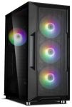 Корпус Zalman I3 NEO BLACK, без БЖ, 1xUSB3.0, 2xUSB2.0, 4x120mm RGB fans, TG Side Panel, ATX, Black