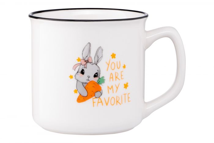 Чашка Ardesto Cute rabbit, 320 мл, порцеляна