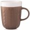 Чашка Ardesto Кnitti, 330 мл, бежева, порцеляна