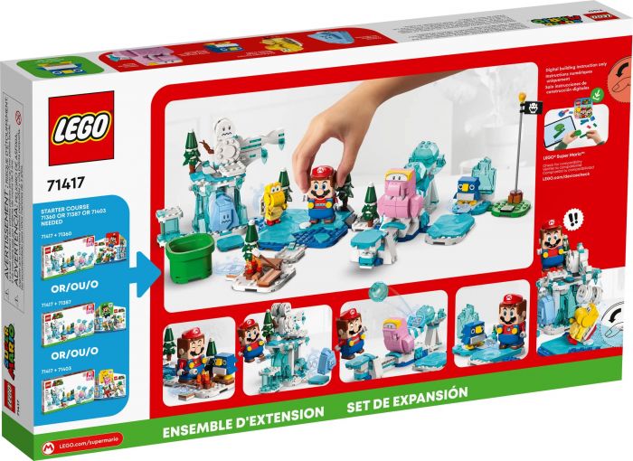 Конструктор LEGO Super Mario Снігова пригода Моржа-Перевертуна. Додатковий набір