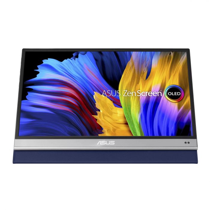 Монітор портативний LCD 13.3" Asus ZenScreen MQ13AH mHDMI, 2xUSB-C, OLED, 1ms, 100%DCI-P3, HDR10, Smart cover