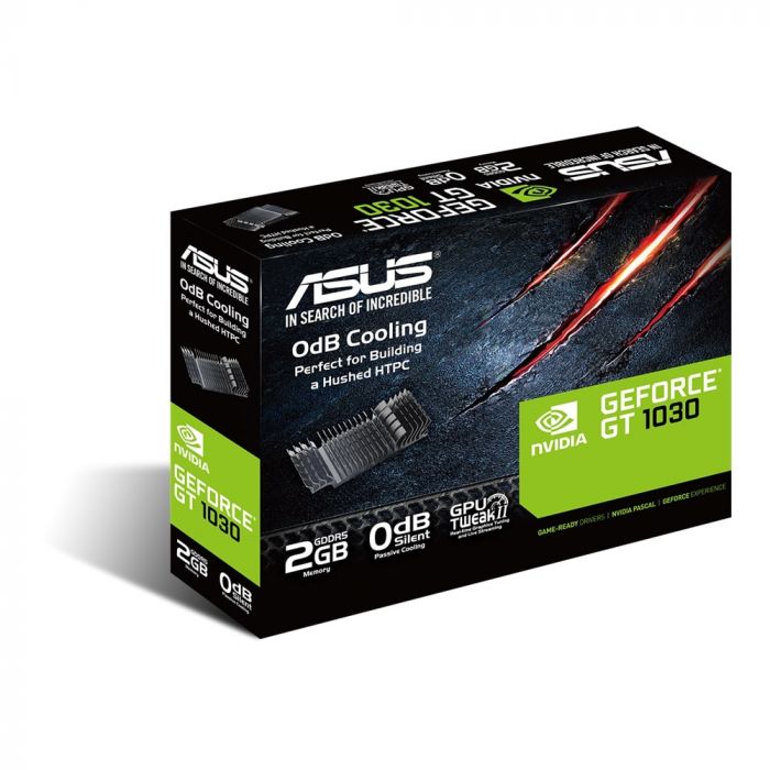 Відеокарта ASUS GeForce GT 1030 2GB GDDR5 low profile silent GT1030-SL-2G-BRK