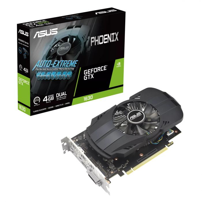 Вiдеокарта ASUS GeForce GTX 1630 4GB GDDR6 PH EVO PH-GTX1630-4G-EVO