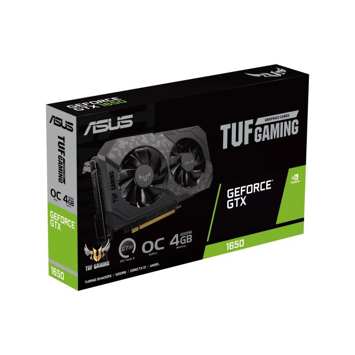 Відеокарта ASUS GeForce GTX 1650 4GB GDDR6 TUF OC GAMING TUF-GTX1650-O4GD6-P-V2-GAMING