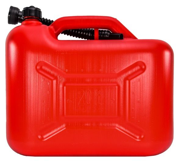 Каністра для палива HICO KAN003, 20 л, пластик HDPE, червоний