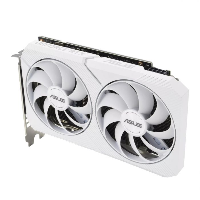 Відеокарта ASUS GeForce RTX 3060 8GB GDDR6 DUAL OC WHITE DUAL-RTX3060-O8G-WHITE