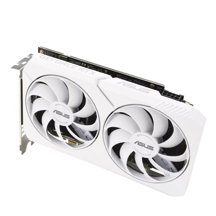 Відеокарта ASUS GeForce RTX 3060 8GB GDDR6 DUAL OC WHITE DUAL-RTX3060-O8G-WHITE