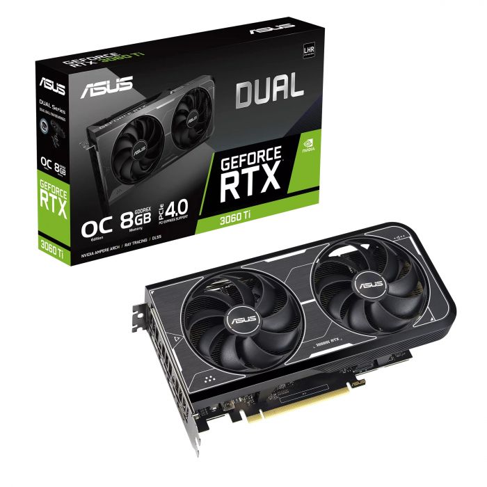 Відеокарта ASUS GeForce RTX 3060 Ti 8GB GDDR6X DUAL OC DUAL-RTX3060TI-O8GD6X