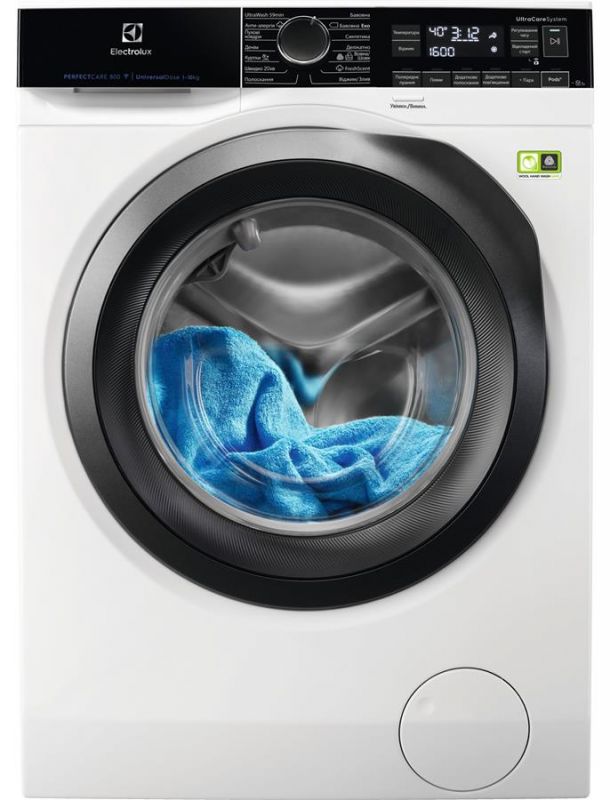 Пральна машина Electrolux фронтальна, 10кг, 1600, A+++, 63см, дисплей, пара, інвертор, universaldose, білий