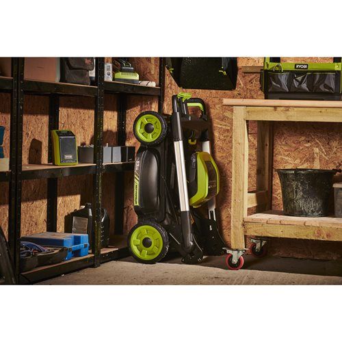 Газонокосарка акумуляторна Ryobi RY36LMXSP53A-160 самохідна, Max Power 36В, 1х6.0Аг, 53см, 30кг, 20-100мм, 3в1, LED-фари, до 3200м2