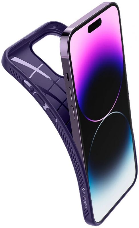 Чохол Spigen для Apple iPhone 14 Pro Max Liquid Air, Deep Purple