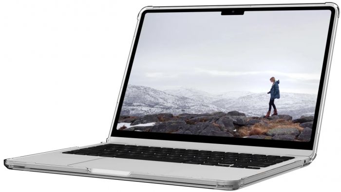 Чохол UAG [U] для Apple MacBook AIR 13' 2022 Lucent, Ice/Black