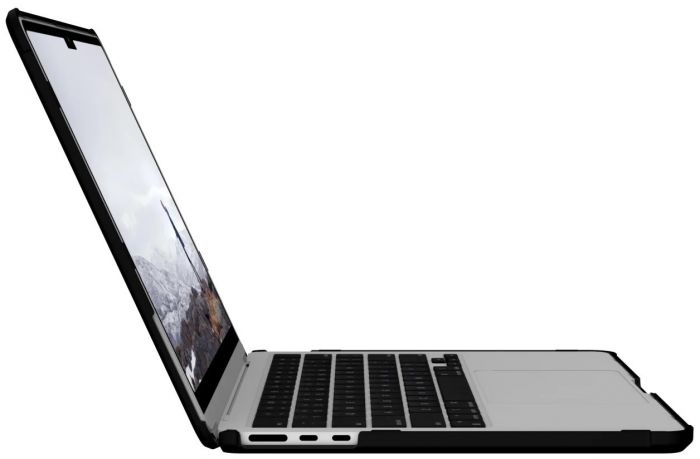 Чохол UAG [U] для Apple MacBook AIR 13" 2022 Lucent, Black/Black