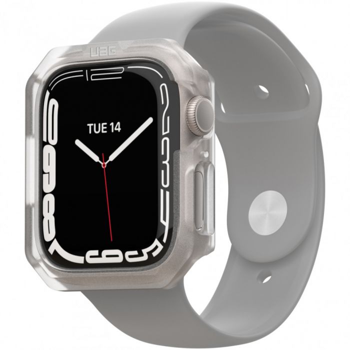 Чохол UAG для Apple Watch 45mm Scout, Frosted Clear