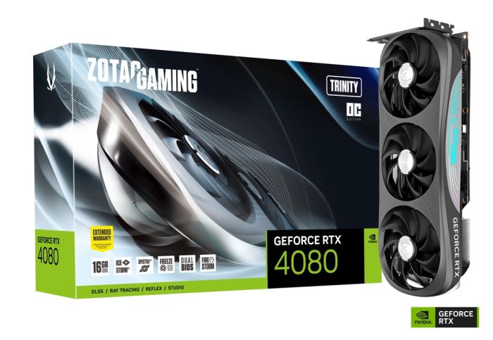 Відеокарта ZOTAC RTX 4080 16GB GDDR6 Trinity OC